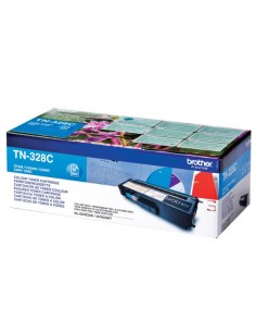 TONER BROTHER TN-328C Ciano 6000 pag x DCP-9270CDN MFC-9970CDW HL-4570CDW 2
