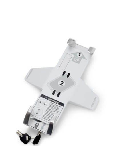 LOCKABLE TABLET MOUNT POLISHED