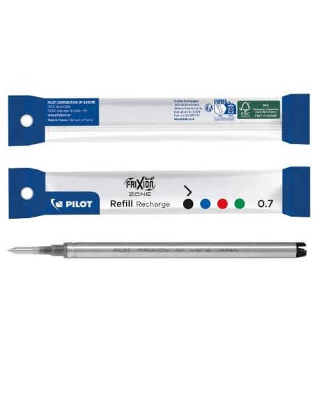 CF1REFILL FRIXION BALL NERO 0 7MM