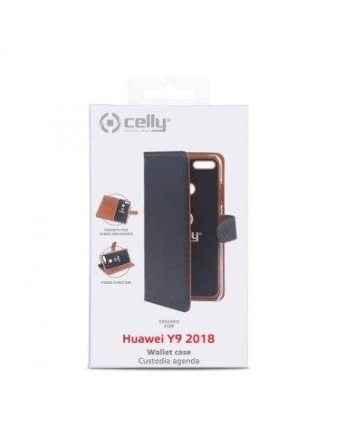 WALLY CASE HUAWEI Y9 2018 BLACK