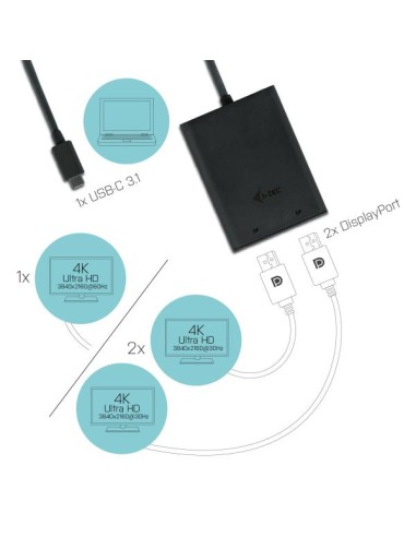 USB-C DUAL DISPLAYPORT 4K
