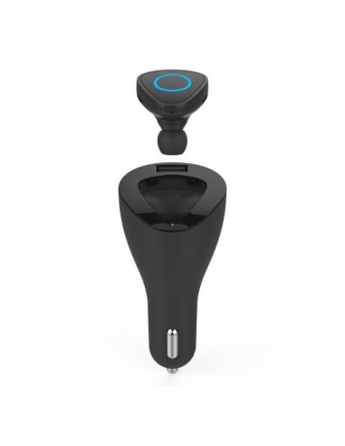 BLUETOOTH HEADSET+CAR CHARGER BLACK