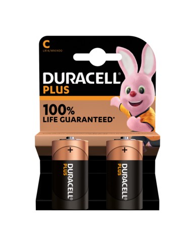 Pila Mezza Torcia C Plus100 - MN1400 - Duracell - blister 2 pezzi