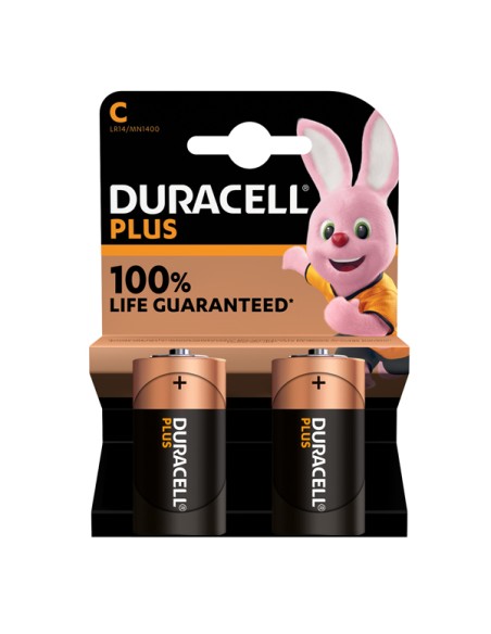 Pila Mezza Torcia C Plus100 - MN1400 - Duracell - blister 2 pezzi