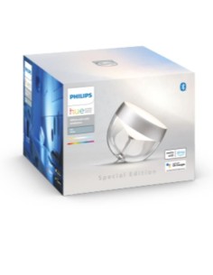 HUE IRIS LAMP TAVOLO ARGENTO ED SPE