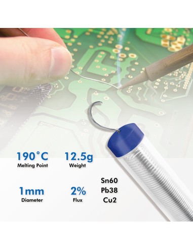 Stagno in Dispenser ø 1 mm Rame 2% 12,5g