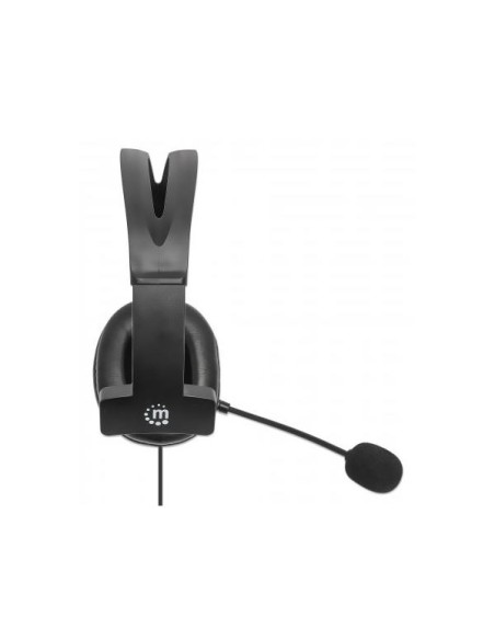 Cuffia Mono USB con Microfono Reversibile Cavo 2m