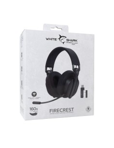 Cuffia Gaming Wireless BT con Microfono Nero FIRECREST 2