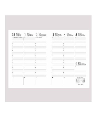 AGENDA SETT. 21X30 WEEKLY NERO