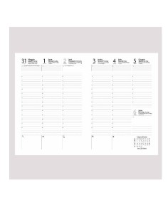 AGENDA SETT. 21X30 WEEKLY NERO 2