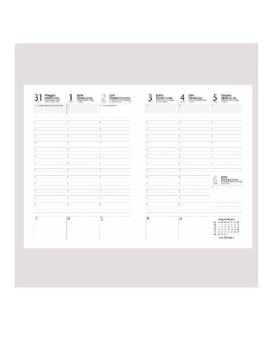 AGENDA SETT. 21X30 WEEKLY NERO