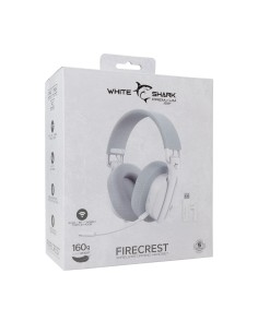 Cuffia Gaming Wireless BT con Microfono Bianco FIRECREST 2
