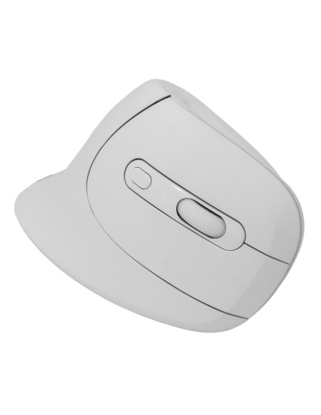 Mouse Verticale Ottico Ergonomico Wireless Bianco, VM-838W-W