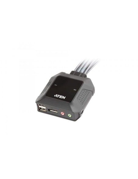 Switch KVM per doppio schermo DisplayPort (ThunderBolt) 2 USB, CS22DP