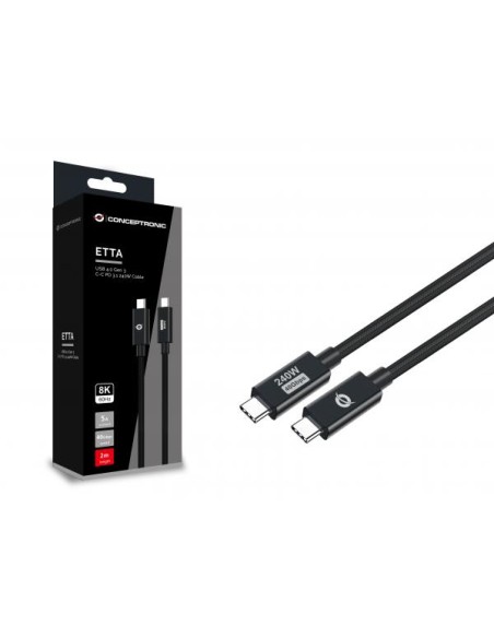 USB 4.0 GEN 3 C-C PD 3.1 240W CABLE