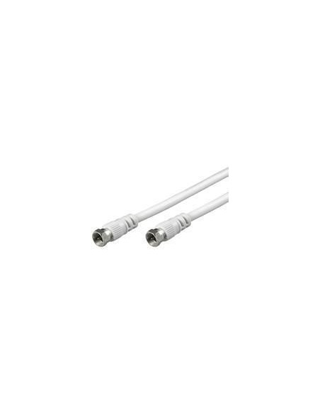 Cavo Antenna Satellite F/F 5 mt bianco