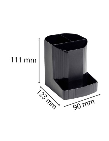 Portapenne Exacompta MINI-OCTO ECOBlack ppl nero 675014D