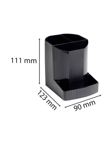 Portapenne Exacompta MINI-OCTO ECOBlack ppl nero 675014D