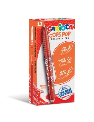 CF12 PENNA CANCELLABILE ROSSO