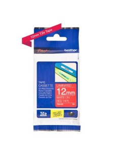 NASTRO TIPO TZ 12MM BIANCO /ROSSO