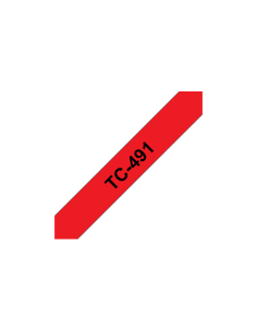 NASTRO 9MM NERO SU ROSSO 2