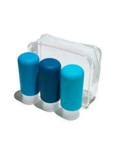 MUITOMAS SET 3PCS TRAVEL BOTTLES BL