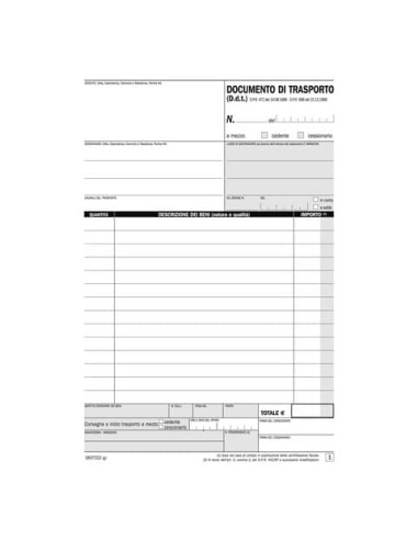 Blocco DDT autoricalcanti