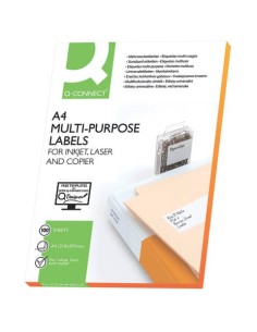 Etichette universali Q-Connect (100 fogli) 2
