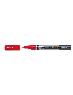 Marcatore a tempera LYRA Graduate Mark All punta tonda 0,7 mm rosso L6800018