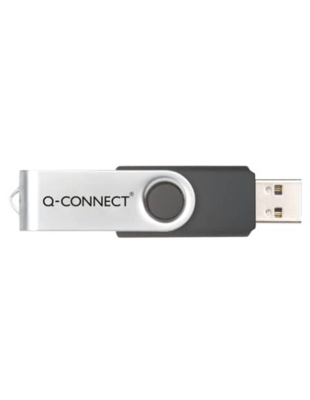 Chiavetta USB Q-Connect High Speed 2.0 nero 4 GB con cappuccio di protezione KF41511