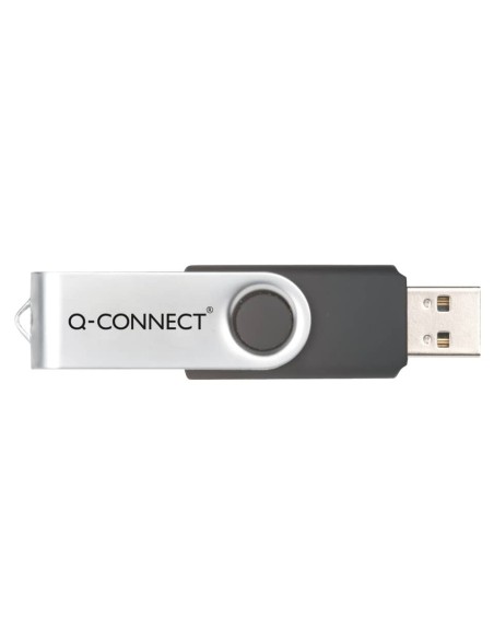 Chiavetta USB Q-Connect High Speed 2.0 nero 4 GB con cappuccio di protezione KF41511