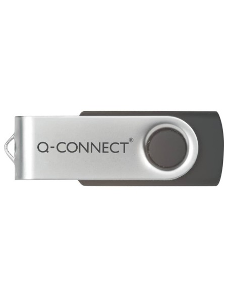Chiavetta USB Q-Connect High Speed 2.0 nero 4 GB con cappuccio di protezione KF41511