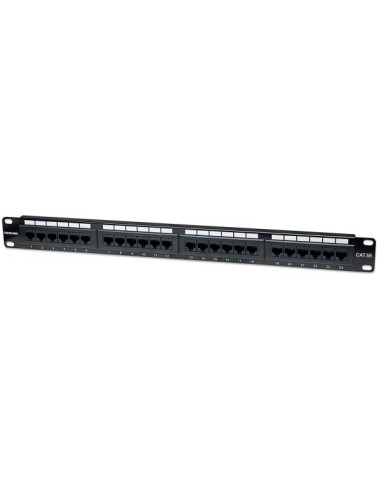 Pannello Patch UTP 24 posti RJ45 cat. 5E