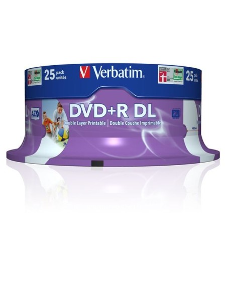 SPINDLE 25 DVD+R D.LAYER 8.5GB 8X