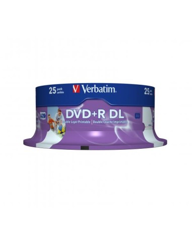 SPINDLE 25 DVD+R D.LAYER 8.5GB 8X