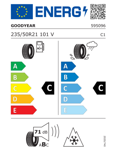 Goodyear UltraGrip Performance 3 - 235/50 R21 101V