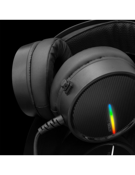 Cuffie Gaming con Microfono Nero, GH-2042 OCELOT