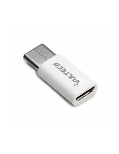VULTECH ADATTATORE MICRO USB 2.0 TO TYPE C-PLASTICA-BIANCO