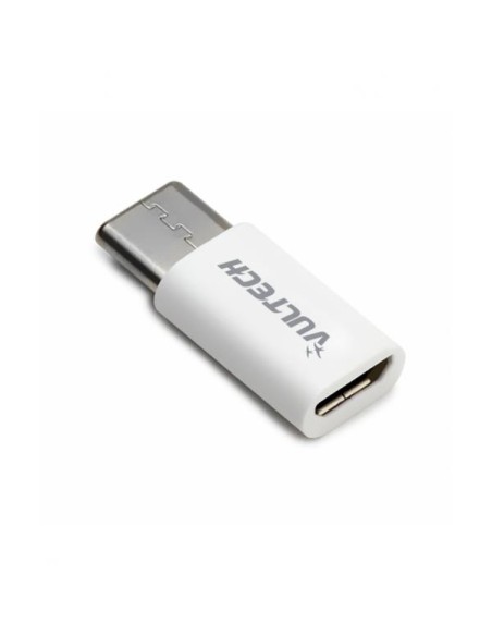 VULTECH ADATTATORE MICRO USB 2.0 TO TYPE C-PLASTICA-BIANCO