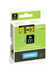 NASTRO D1 24MMX7M NERO/GIALLO