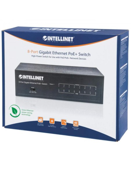 Switch Gigabit Ethernet 8 Porte PoE+