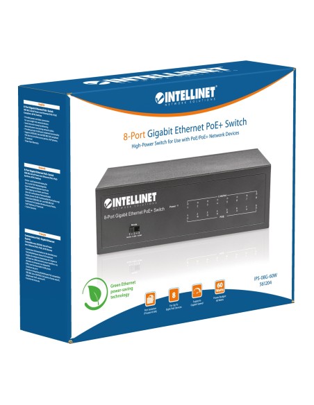 Switch Gigabit Ethernet 8 Porte PoE+