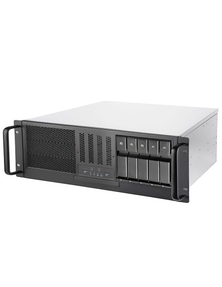 Silverstone SST-RM41-H08 Rackmount Server - 4U - Grigio