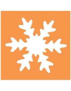 FUSTELLA MM.50  FIOCCO DI NEVE