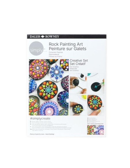 KIT SIMPLY ROCK PAINTING -