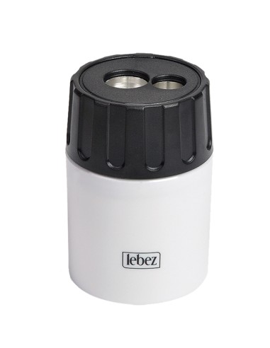 Temperamatite - 2 fori - con contenitore - Lebez