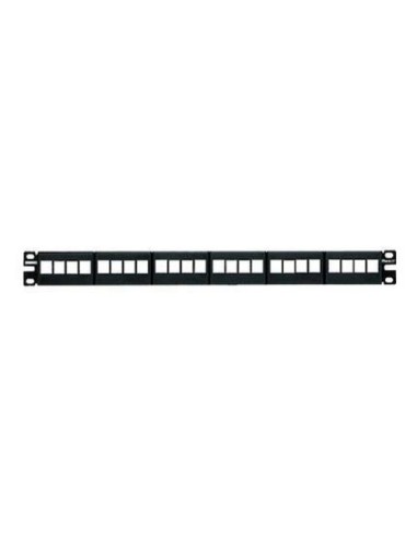 PANN.1U PER 24 RJ45U NETKEY NERO