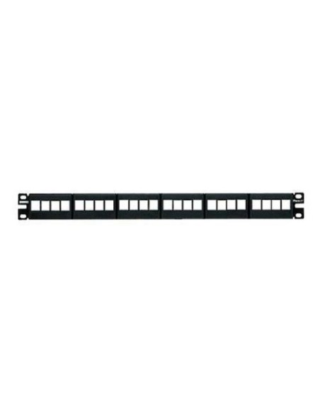 PANN.1U PER 24 RJ45U NETKEY NERO