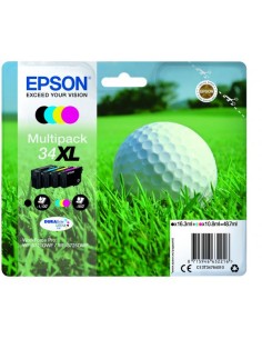 MULTIPACK 4 COLORI 34XL PALLINA 2