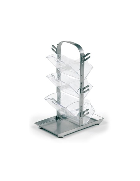 Portatimbri Fishbone - 6+6 posti - silver - Turikan